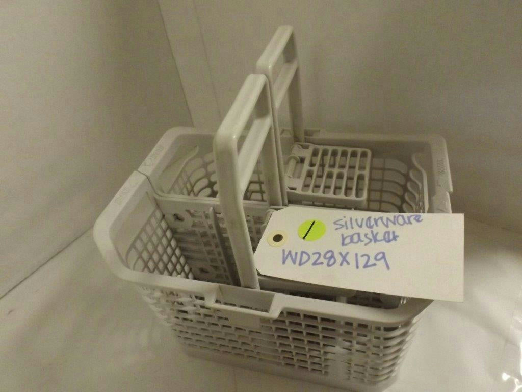 GENERAL ELECTRIC DISHWASHER WD28X129 SILVERWARE BASKET USED GENERAL ELECTRIC DISHWASHER WD28X129 SILVERWARE BASKET USED